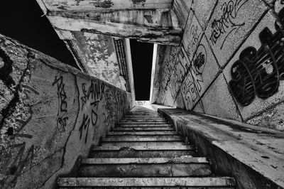Staircase of old building