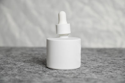 Close-up of soap on table