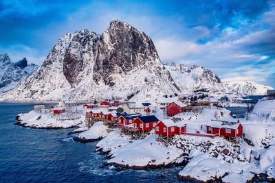 Fishing cabins in reine norway