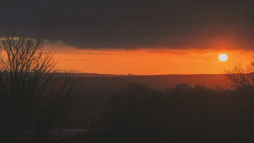 Scenic view of sunset