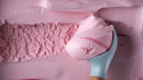 Close-up of ice cream cake