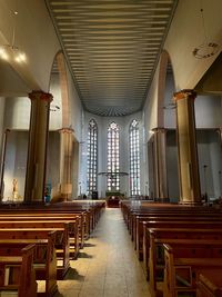 Interior of church