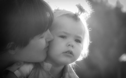 Portrait of cute girl