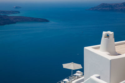 The beautiful architecture of the cities in santorini island