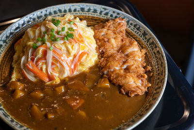 Close-up of food in bowl