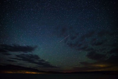 Scenic view of star field at night