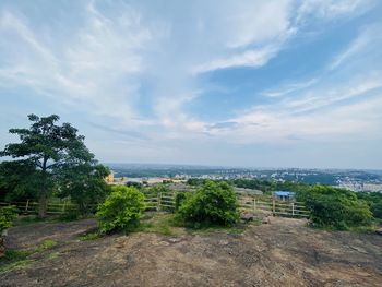 Scenic view of landscape against sky