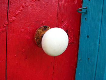 Full frame shot of closed door
