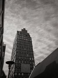 Low angle view of building against sky