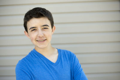 Portrait of smiling boy