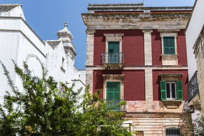 Low angle view of building against sky