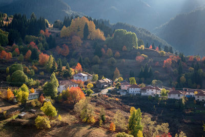 Autumn of village stikal in bulgaria