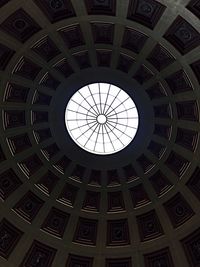 Low angle view of ceiling