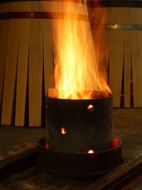 Close-up of illuminated candles