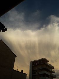 Low angle view of building against sky