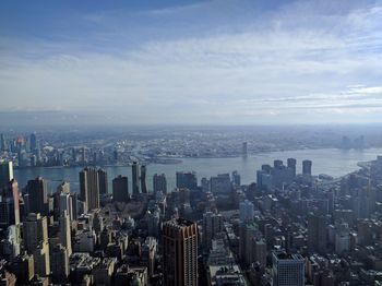 High angle view of cityscape