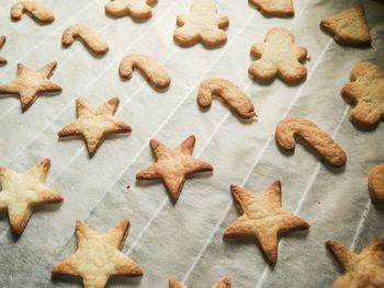 Full frame shot of cookies