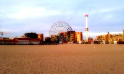 Ferris wheel against sky