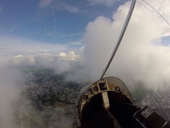 View of cloudy sky