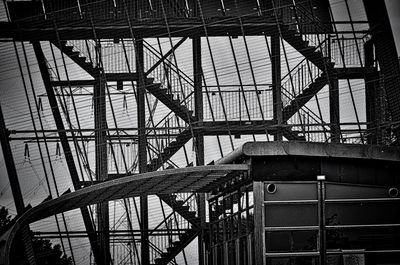 Low angle view of built structure against sky