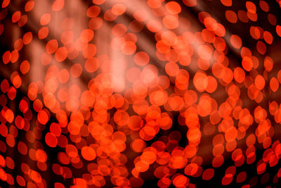 Full frame shot of defocused illuminated christmas lights