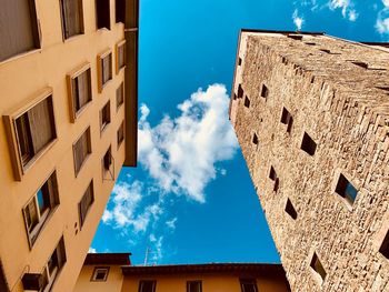 Low angle view of building against sky