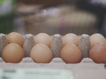 Close-up of eggs