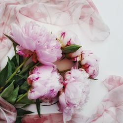 Peony flower bouquet