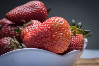 Close-up of strawberries