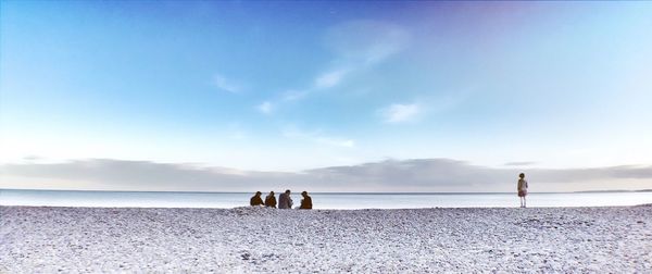 People on beach