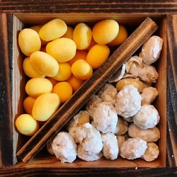 Pumpkins in container