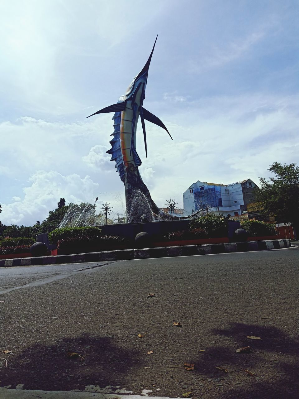 sky, nature, architecture, city, cloud, transportation, no people, day, sea, animal, built structure, travel destinations, tree, outdoors, water, blue, sculpture, street, building exterior, travel