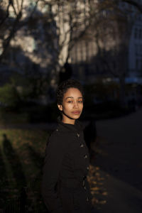 Portrait of a beautiful young woman