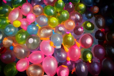 Multi colored balloons