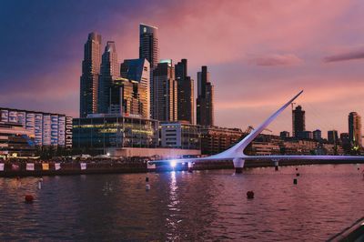 View of city at waterfront