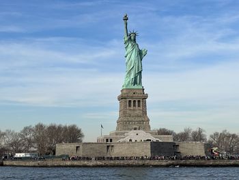 Statue of liberty against sky