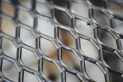 Full frame shot of metal fence