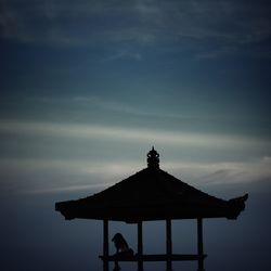 Low angle view of building against sky