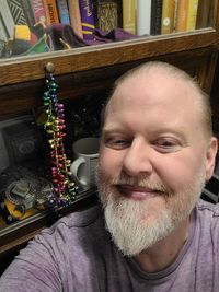 Portrait of man smiling