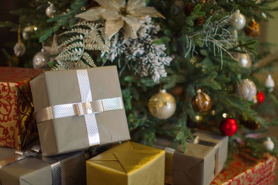 Christmas tree in box