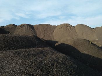 Scenic view of mountain against sky