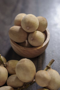 Close-up of fruits on table