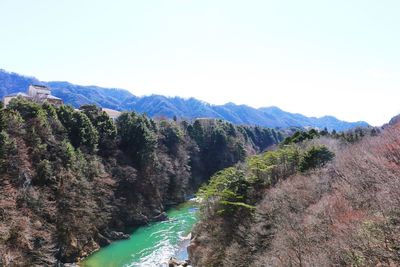 Scenic view of mountains