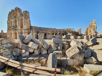 Old ruins against sky