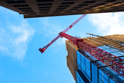 Low angle view of building against sky