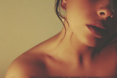 Portrait of young woman