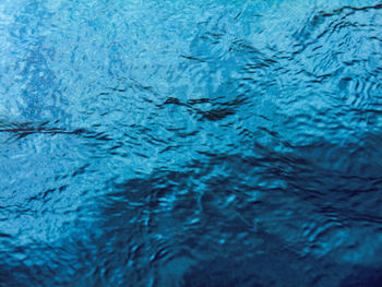 Full frame shot of water in swimming pool