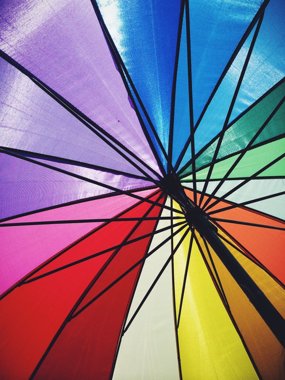 umbrella, low angle view, pattern, multi colored, backgrounds, protection, full frame, part of, blue, close-up, parasol, red, fabric, striped, day, textile, no people, design, outdoors, metal