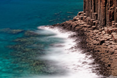 Scenic view of sea shore