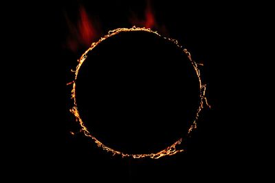 Close-up of illuminated light bulb